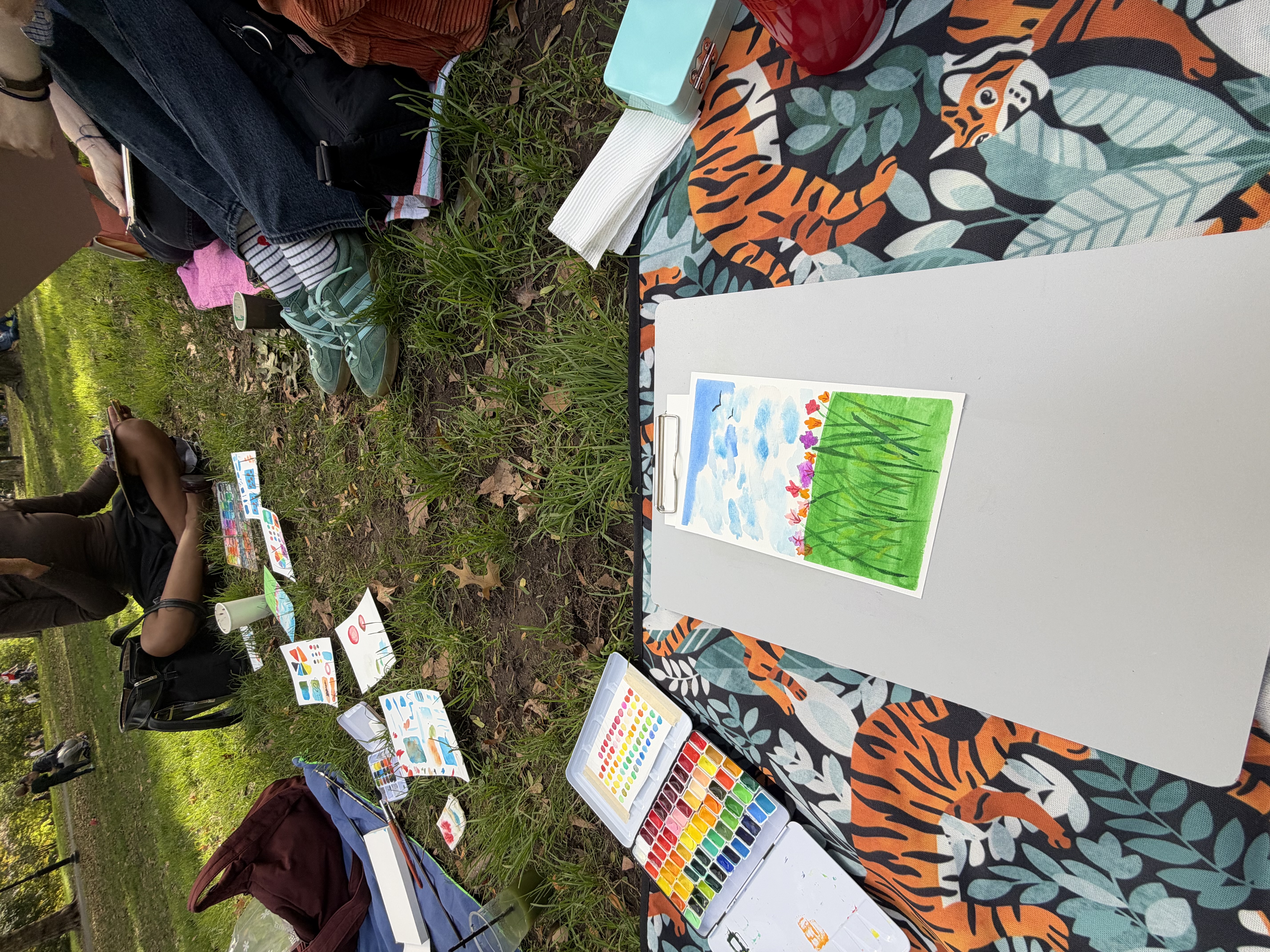 Photo from a student in 1-Time Total Beginners Watercolor Painting Art in Central Park