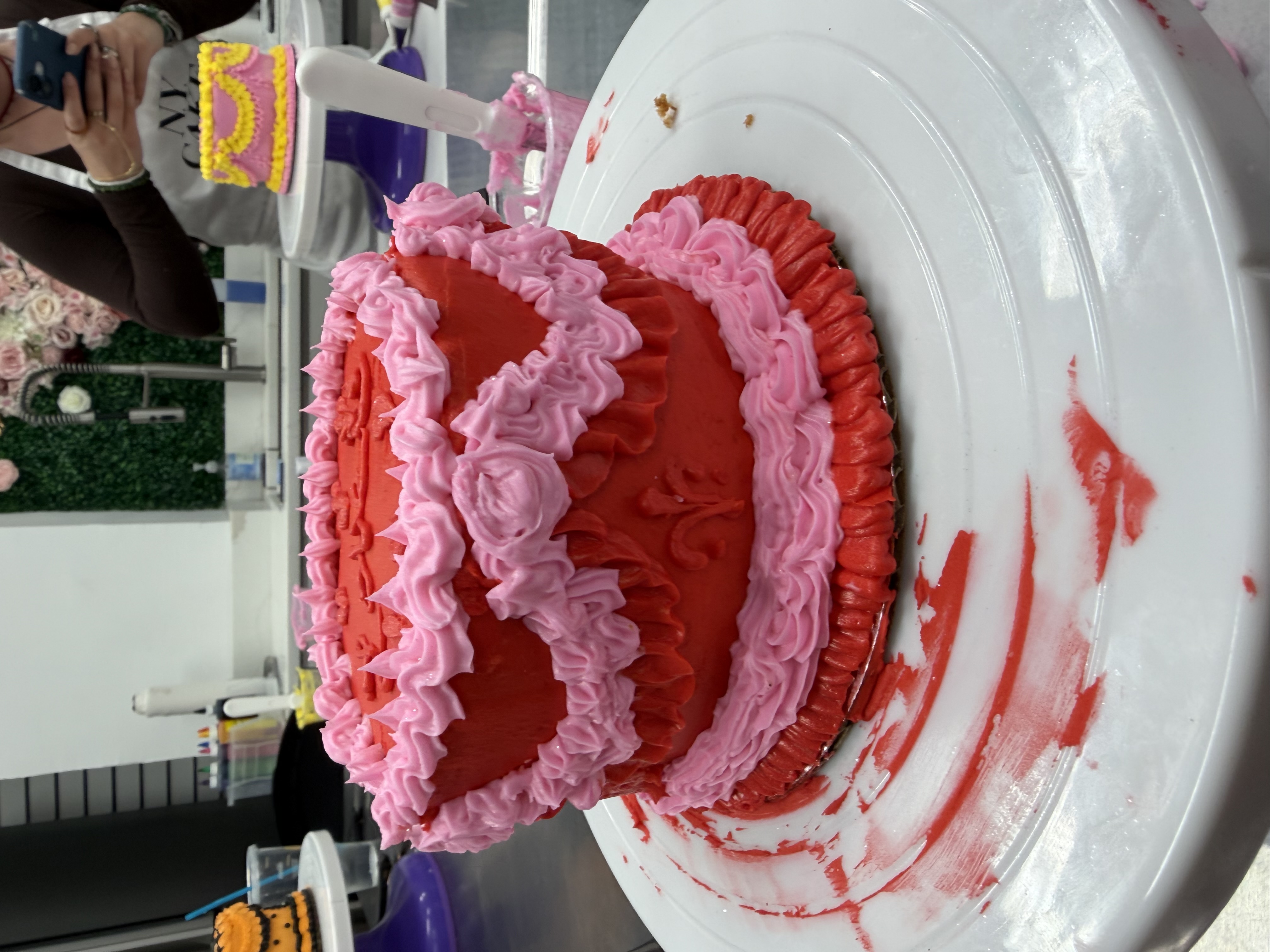 Photo from a student in Vintage Lambeth Cake Decorating